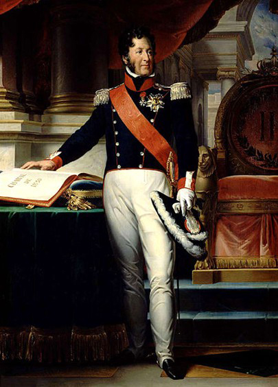 Louis-Philippe Ier, roi des Francais, prete serment sur la Charte